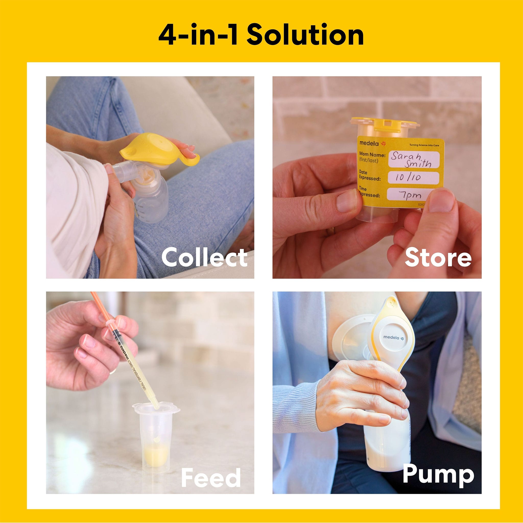 Harmony Manual Breast Pump with Colostrum Collection and Feeding