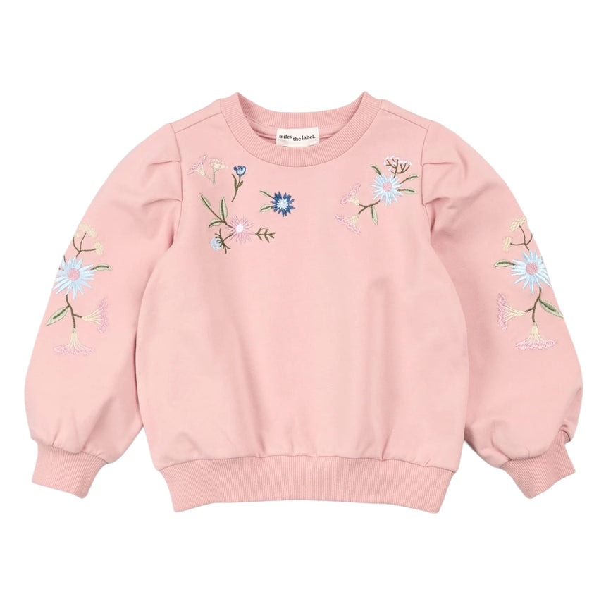 Gilet Ouaté Fleurs 2-6x