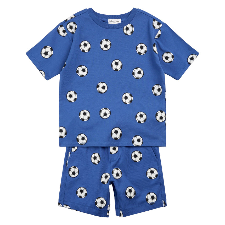 Ensemble Short Soccer 6-24mois-Miles-Bleu Royal-6 m-MIL-26SMW07E02B-CLÉMENT