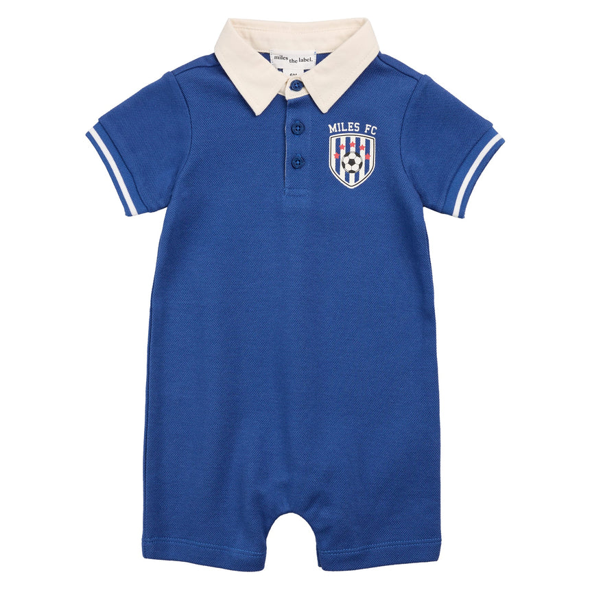 Combinaison Soccer 6-24mois-Miles-Bleu Royal-6 m-MIL-26SMW07N01B-CLÉMENT