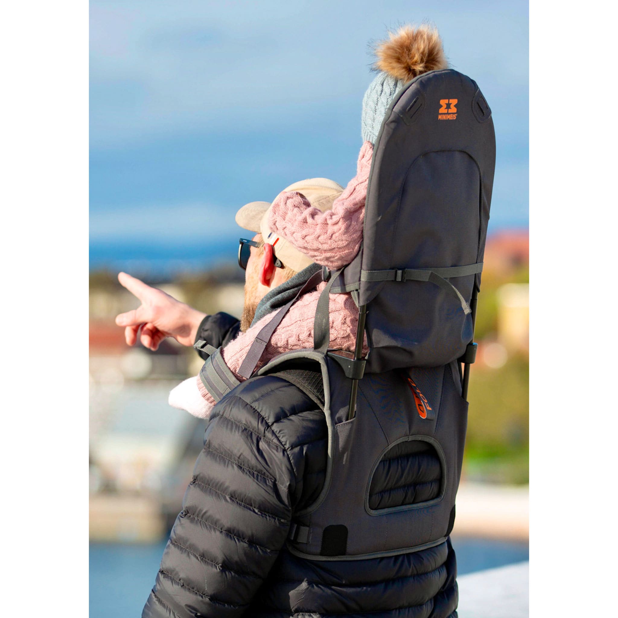 Porte-Bébé MiniMeis G4 - Gris - MiniMeis – CLÉMENT
