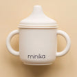 Verre à Bec en Silicone-Minika-Ivoire-0-5 ans-MKA-VERREBEC-CLÉMENT