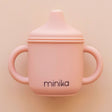Verre à Bec en Silicone-Minika-Rose-0-5 ans-MKA-VERREBEC-CLÉMENT