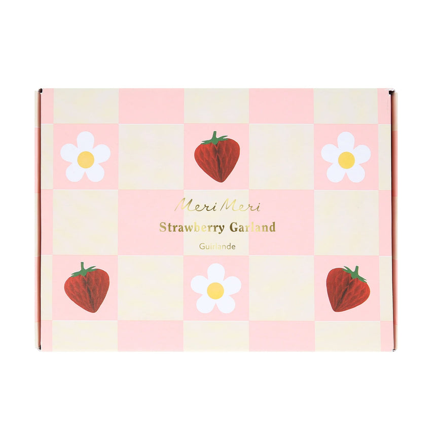 Guirlande De Fraises-Meri Meri-MME-285990-CLÉMENT