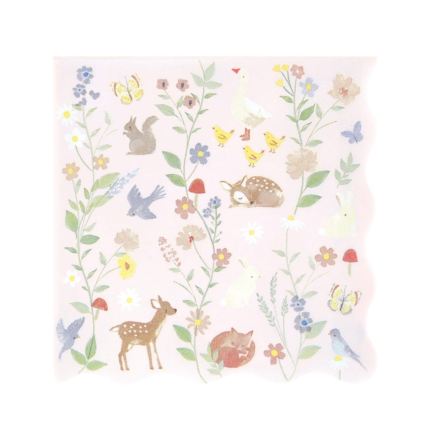 Serviettes Papier(16) Petits Animaux-Meri Meri-MME-298977-CLÉMENT