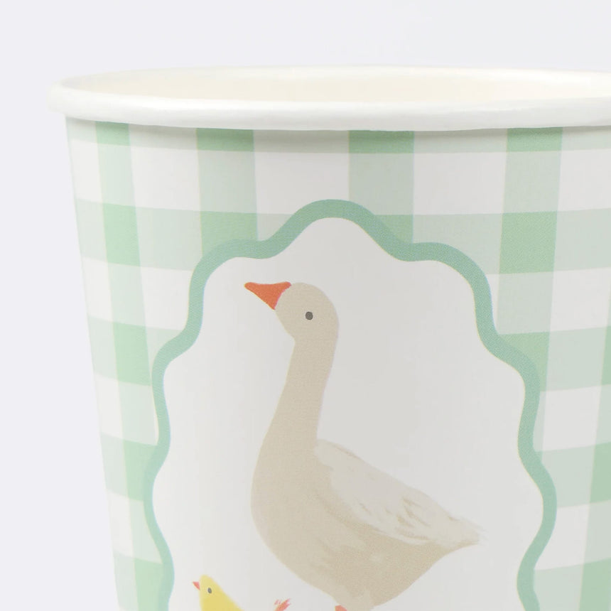 Verres Carton(8) Petits Animaux-Meri Meri-MME-298995-CLÉMENT