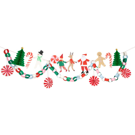 Ensemble de guirlandes de personnages de Noël joyeux-Meri Meri-MME-305871-CLÉMENT