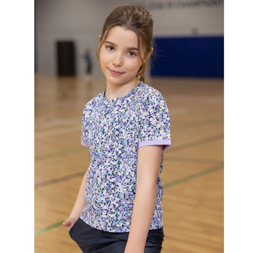 Active Flowers T-shirt 4-12
