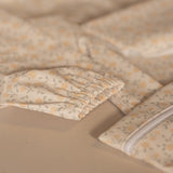 Bavoir Manche Longue Poche Intégrée 6-24m - Fleurs Jaune-Micasso-MSO-JIBAV01-FA-CLÉMENT