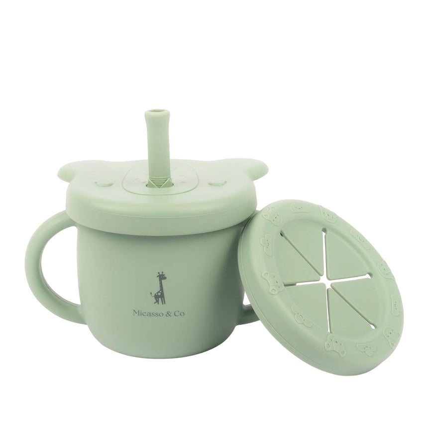 Tasse D'apprentissage 2-en-1 - Vert-Micasso-MSO-KECT06-VT-CLÉMENT