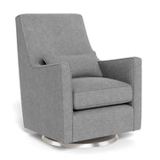 Fauteuil Berçant et Pivotant Luca - Pepper Gris / Argent-Monte-MTE-LUCA-PEPPE-A-CLÉMENT