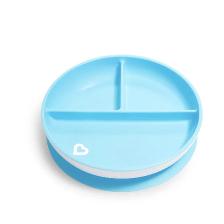 Assiette à Compartiment Ventouse - Bleu-Munchkin-MUN-28296-BLEU-CLÉMENT