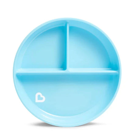 Assiette à Compartiment Ventouse - Bleu-Munchkin-MUN-28296-BLEU-CLÉMENT
