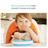 Assiette à Compartiment Ventouse - Rose-Munchkin-MUN-28296-ROSE-CLÉMENT
