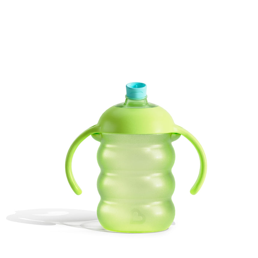 Gobelets d’Apprentissage Click Lock à Bec Résistant aux Morsures 8 oz (2) - Bleu/Vert-Munchkin-MUN-28716P-CLÉMENT
