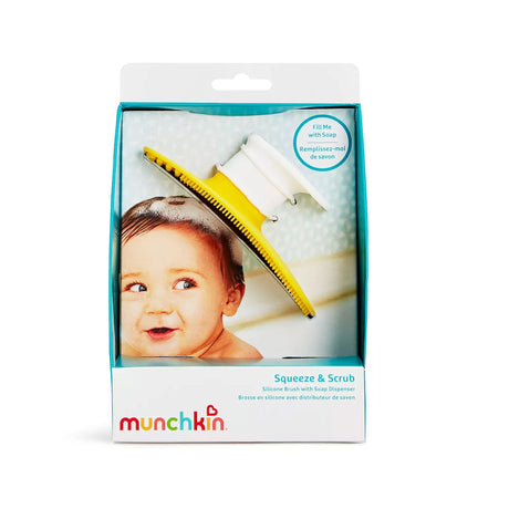 Brosse Silicone avec Distributeur de Savon-Munchkin-MUN-38347-CLÉMENT