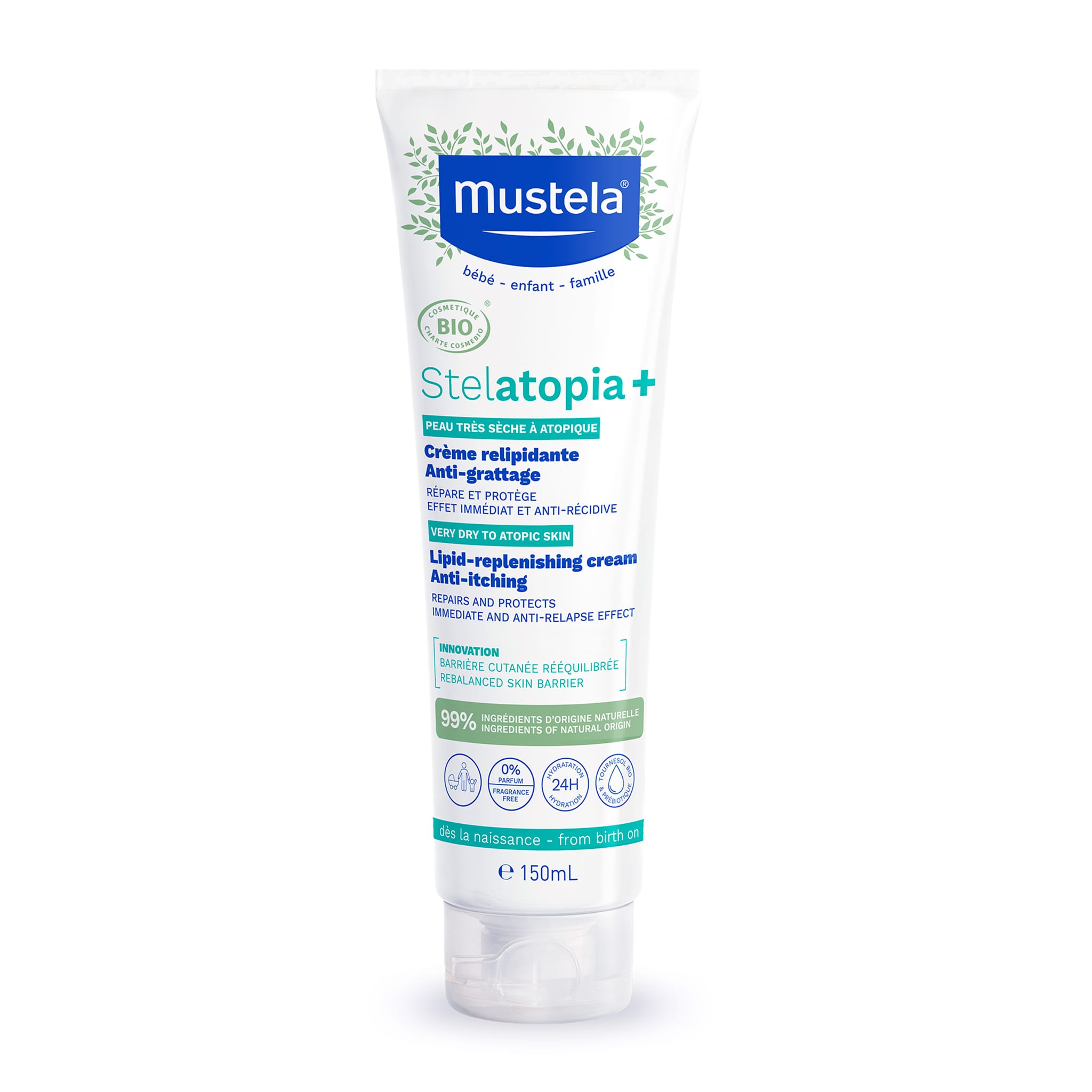 Stela Crème Émolliente 150ml - Mustela – CLÉMENT