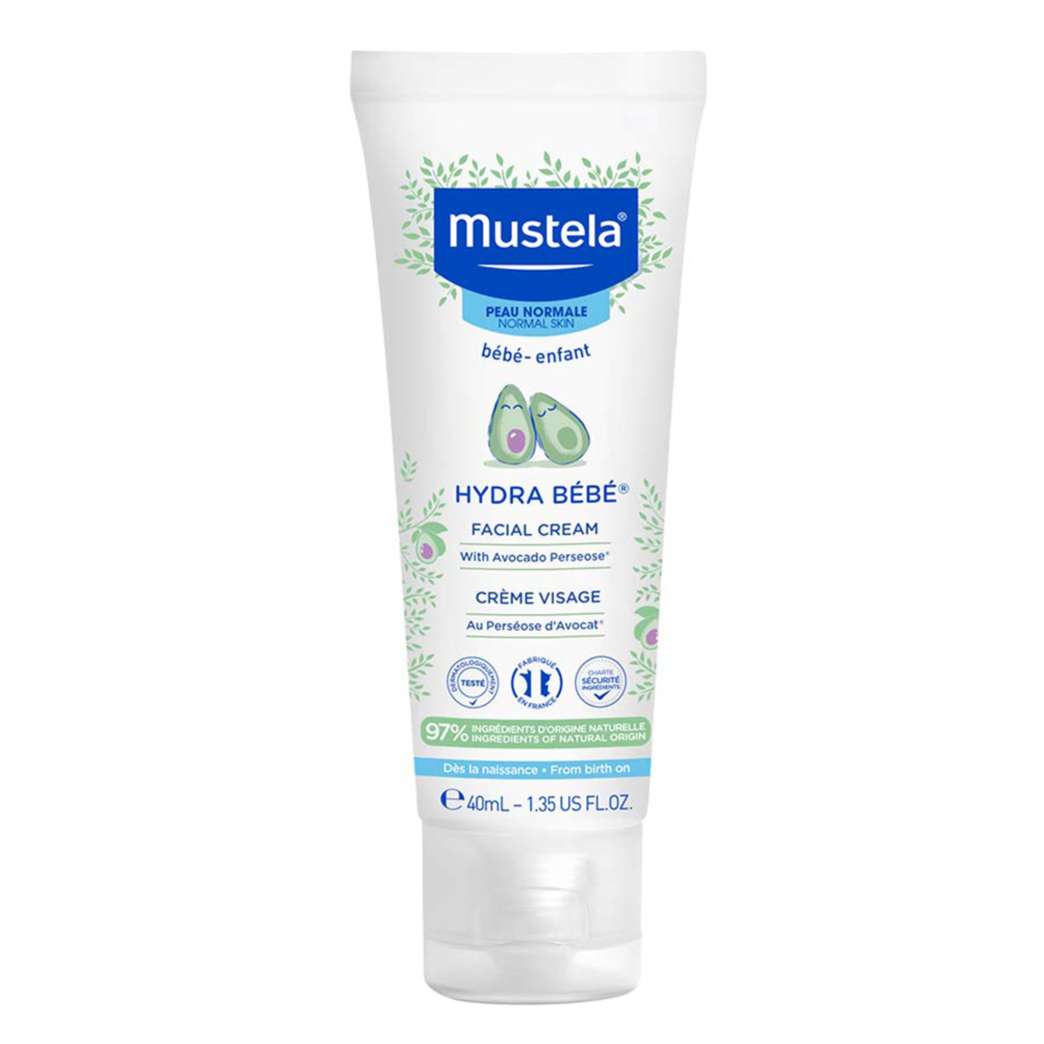 Hydra Bébé Visage 40ml - Mustela – CLÉMENT