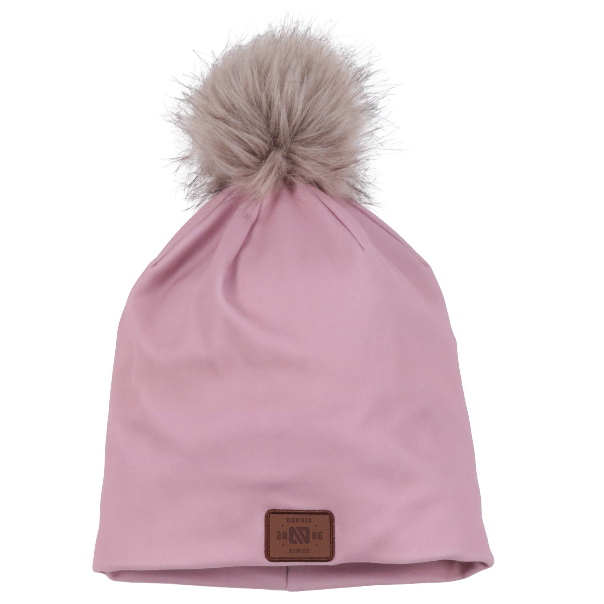 Pink Lined Beanie 7-14 – CLÉMENT