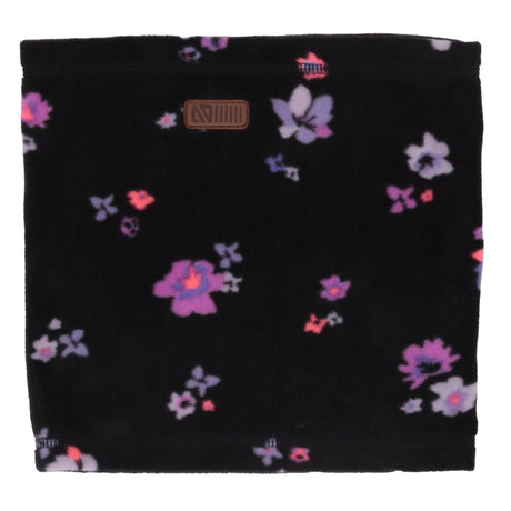Cache-cou Polar Fleurs 2-14ans-Nano-Noir-2-12 ans-NAN-F26CACP500N-CLÉMENT