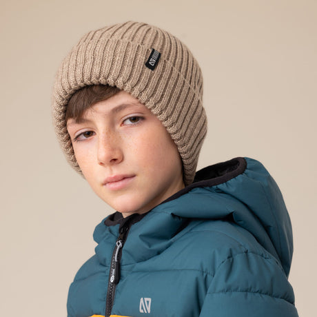 Tuque Tricot Beige 7-14ans-Nano-NAN-F26TU1251-3-CLÉMENT