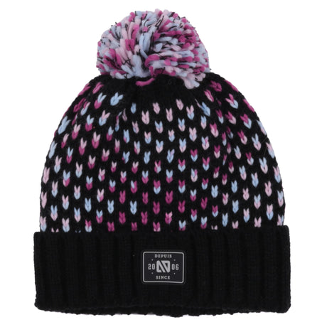 Tuque Tricot Anabel 7-14ans-Nano-Noir-7-14 ans-NAN-F26TU256-3-CLÉMENT