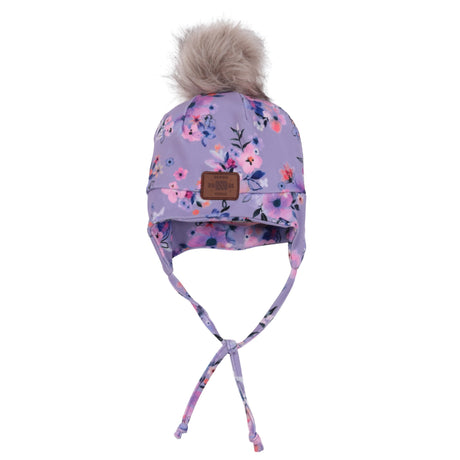 Tuque Coton Fleurs 12-24mois-Nano-Lilas-12-24 m-NAN-F26TUJO5001L-CLÉMENT