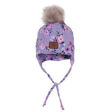 Tuque Coton Fleurs 2-6ans-Nano-Lilas-2-4-NAN-F26TUJO5002L-CLÉMENT