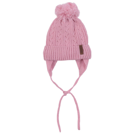 Tuque Tricot Pompon 6-24mois-Nano-Rose-6-12 m-NAN-F26TUO500-1-CLÉMENT