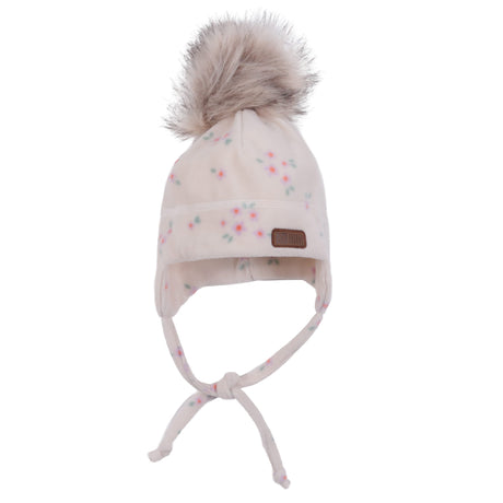 Tuque Polar Fleurs 2-6ans-Nano-Ivoire-2-4-NAN-F26TUPO5002I-CLÉMENT