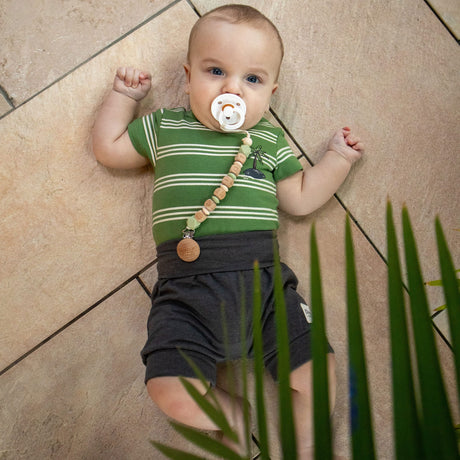 Charcoal Evolutive Short 3-24m