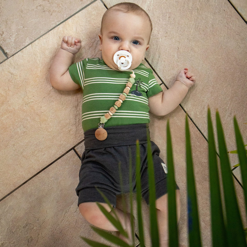 Charcoal Evolutive Short 3-24m