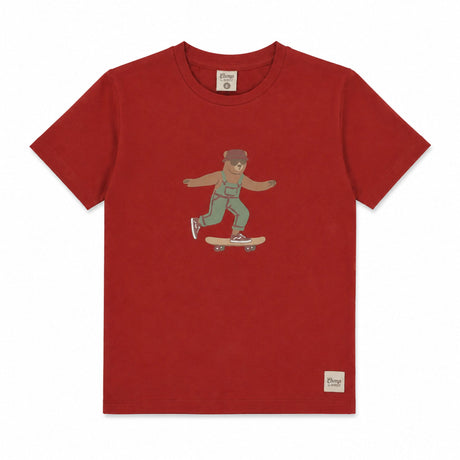 T-shirt Skateboard 2-8ans-Camp by Birdz-Bordeaux-2-NAS-CLSPKB391-RD-CLÉMENT