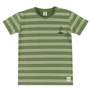 T-shirt Rayé Ile 2-8ans-Camp by Birdz-Vert-2-NAS-CLSPKB670-DI-CLÉMENT