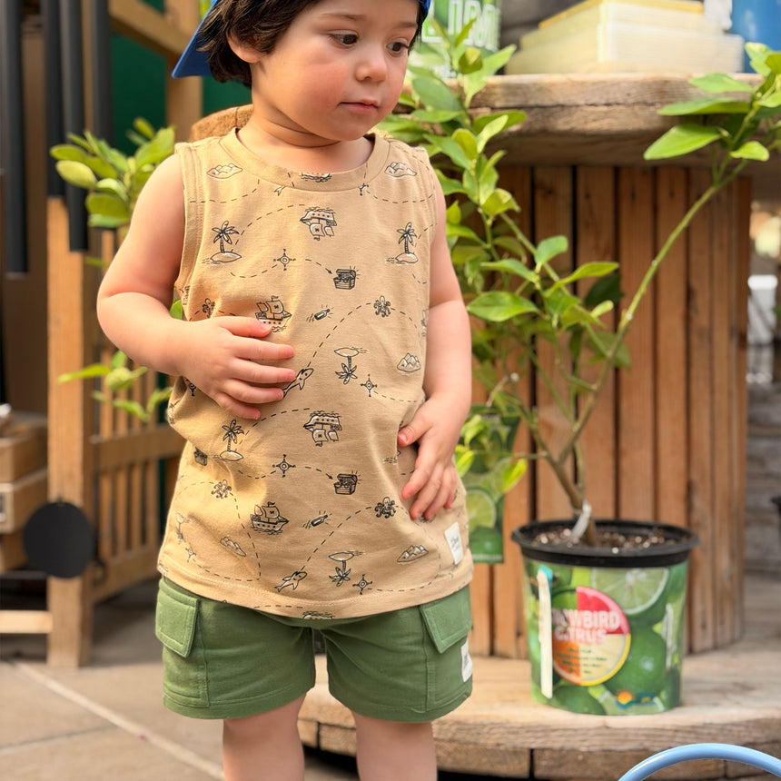 Treasure Hunt Tank Top 2-8y
