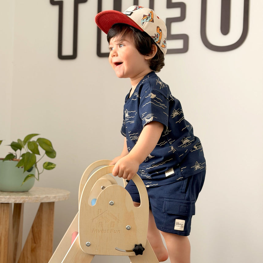 Short Cargo Marine 2-8ans