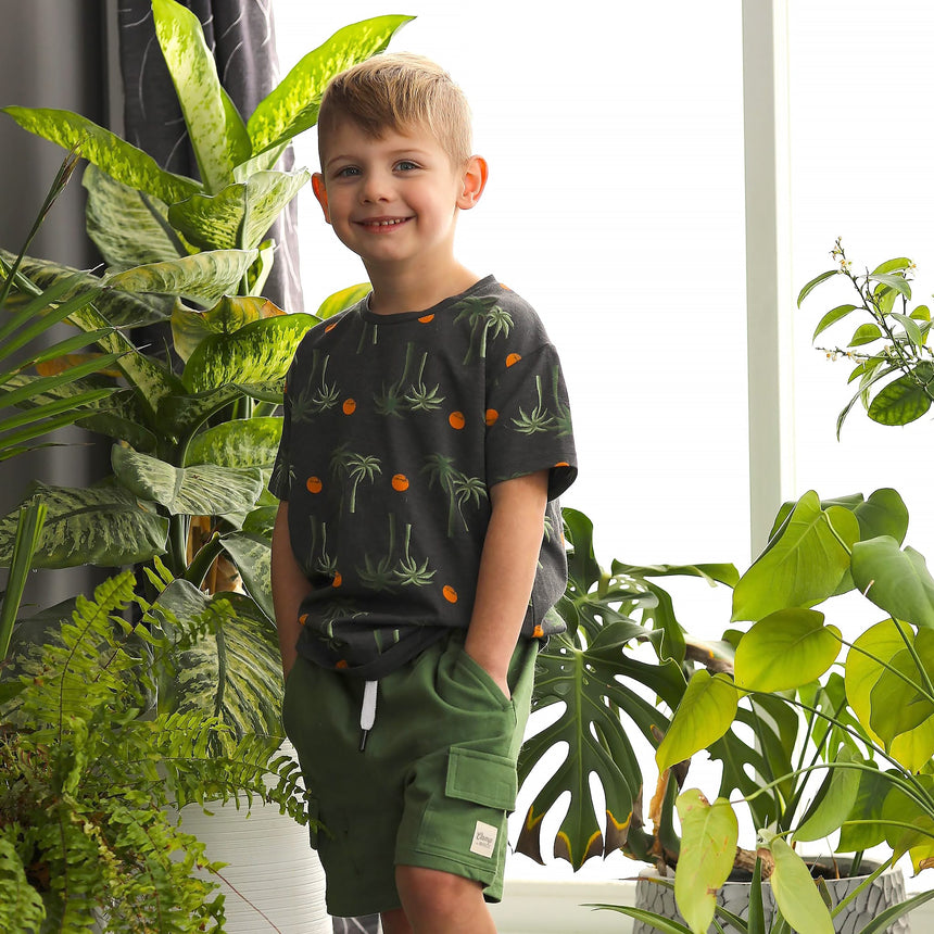 T-shirt Palmier 2-8ans-Camp by Birdz-NAS-CLSPKB670-PA-CLÉMENT