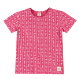 T-shirt Rayé Fleurs 2-8ans-Camp by Birdz-Fuchsia-2-NAS-CLSPKG677-FF-CLÉMENT