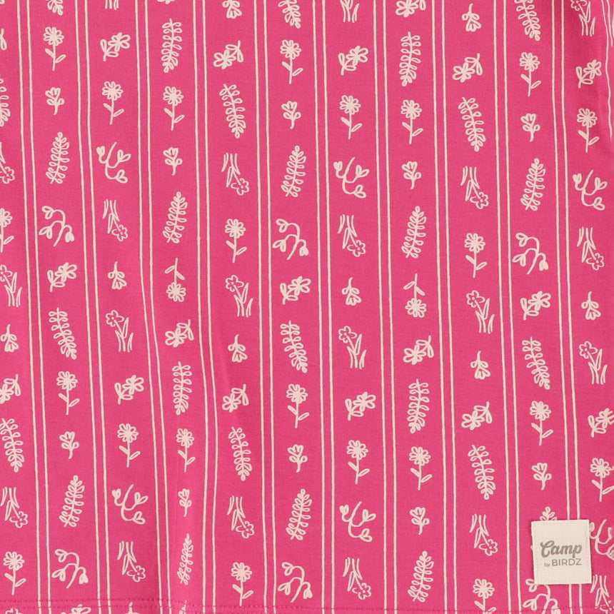 T-shirt Rayé Fleurs 2-8ans-Camp by Birdz-NAS-CLSPKG677-FF-CLÉMENT