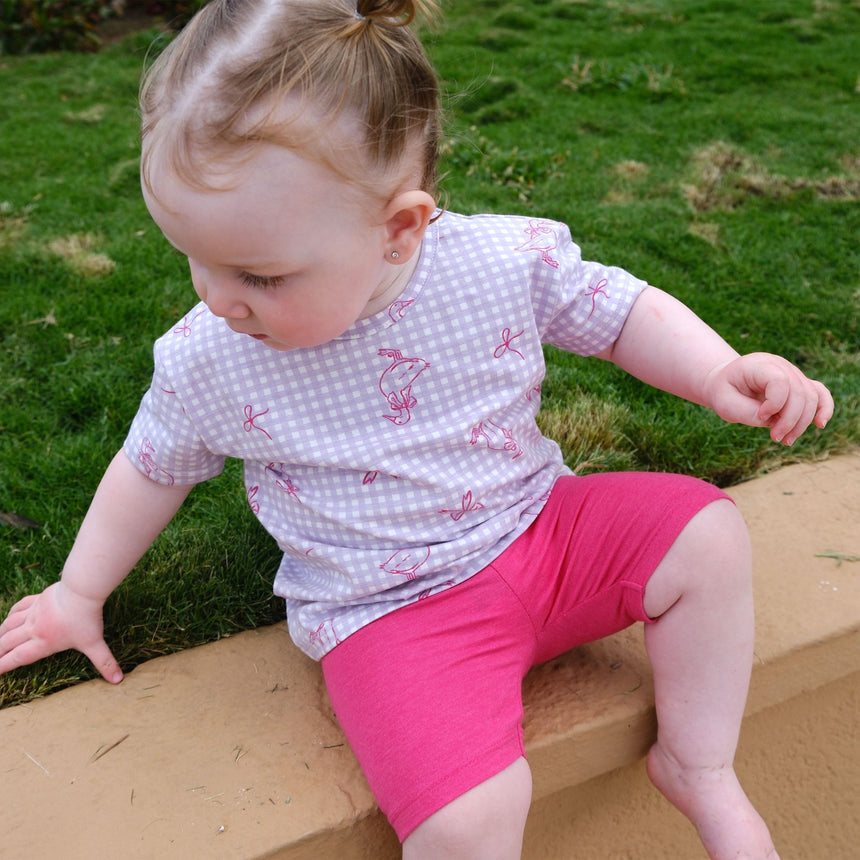 T-shirt Vichy Canard 2-8ans-Camp by Birdz-NAS-CLSPKG677-PD-CLÉMENT