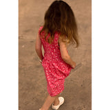 Robe Rayée Fleurs 2-8ans
