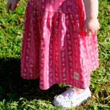 Robe Rayée Fleurs 2-8ans