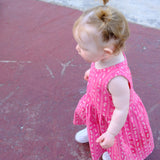 Robe Rayée Fleurs 2-8ans