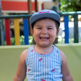 Camisole Rayée Cerise 2-8ans-Camp by Birdz-NAS-CLSPKG685-BC-CLÉMENT