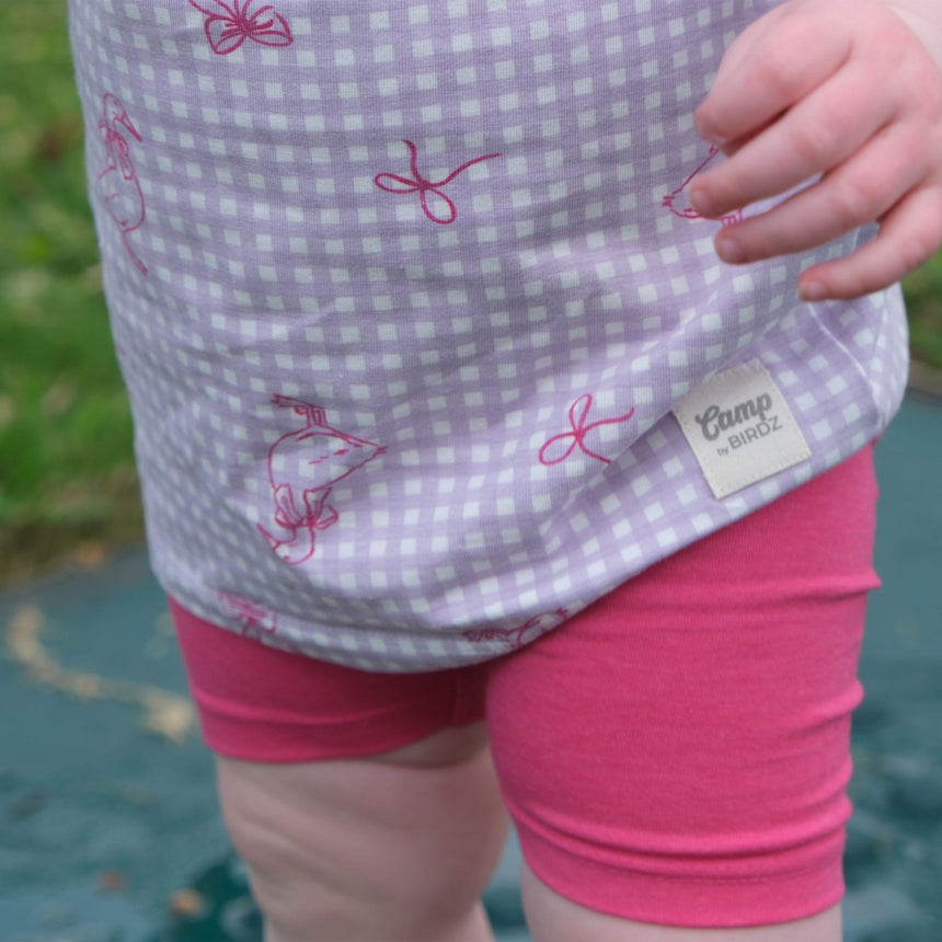 Cuissard Uni Fuchsia 2-8ans