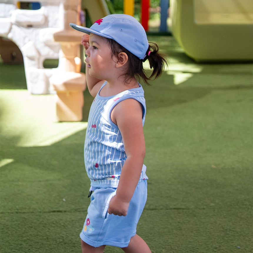 Short Ouaté Fleurs 2-8ans-Camp by Birdz-NAS-CLSPKG691-BL-CLÉMENT