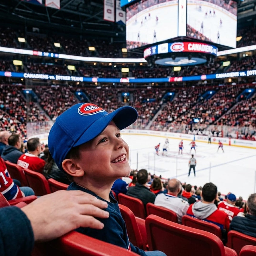 Casquette des Canadiens de Montréal 7-16ans (9FORTY)-New Era-NEE-71086024-CLÉMENT
