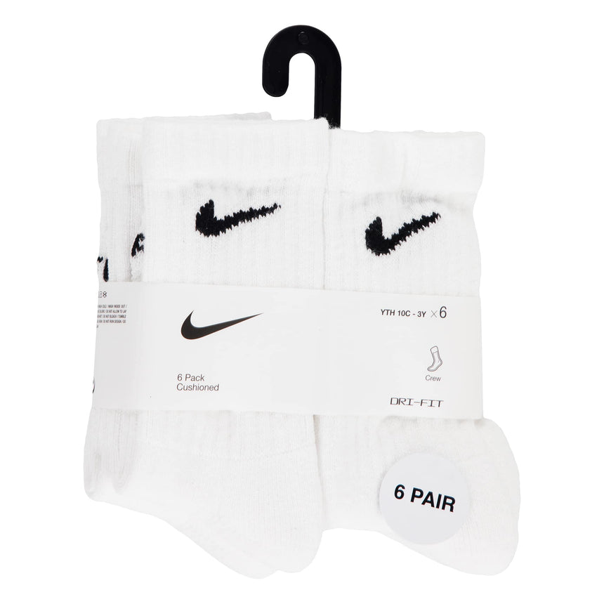 Nike Crew Socks 6pck 7e-10e
