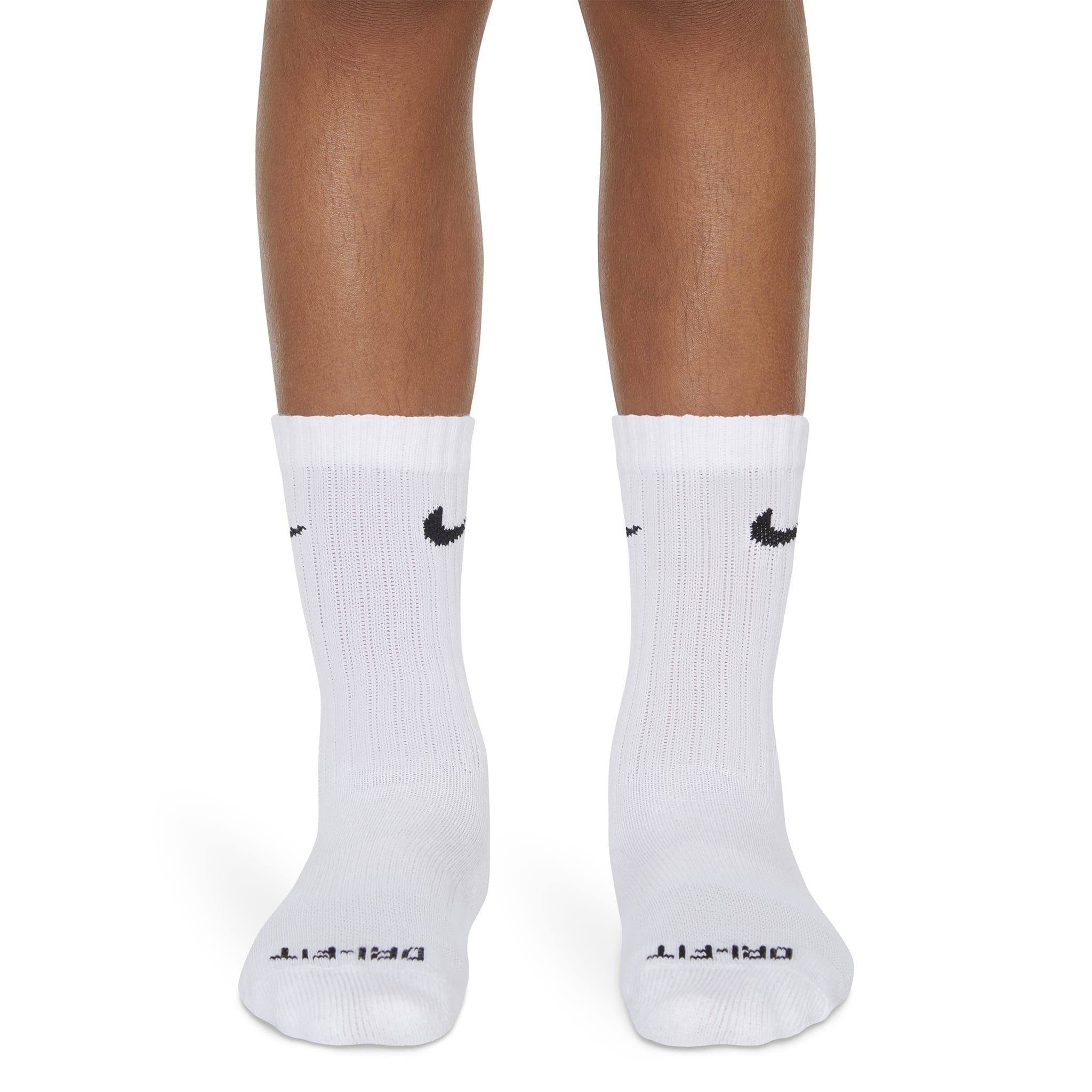 nike white socks short
