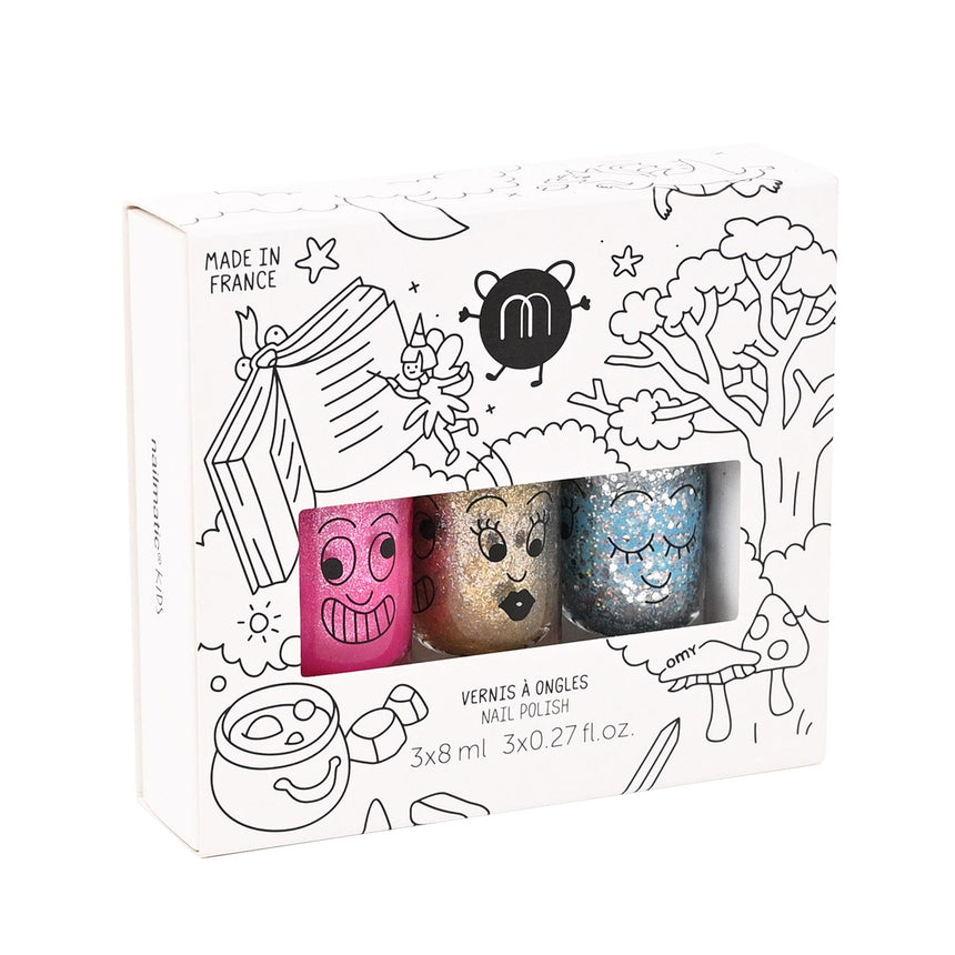 Ensemble (3) Vernis Ongles - Fées-Nailmatic-NMT-303FEERIQUE-CLÉMENT